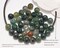 Kitcheniva Natural Gemstone Round Loose Beads With Big Hole 40 Pcs